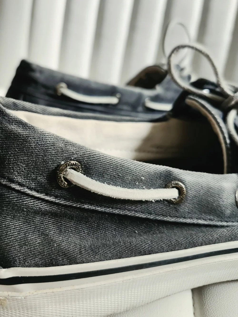 Sperry Men’s Navy Canvas Boat Shoes